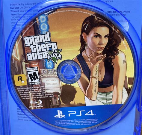 Grand Theft Auto V Five PS4 GTA 5 Playstation 4 Disc Only Tested Values