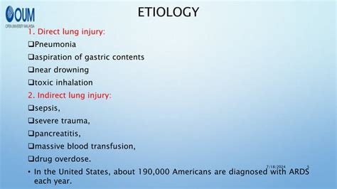 Ards Presentation Pptx Acute Respiratory Disease Syndrome Ppt