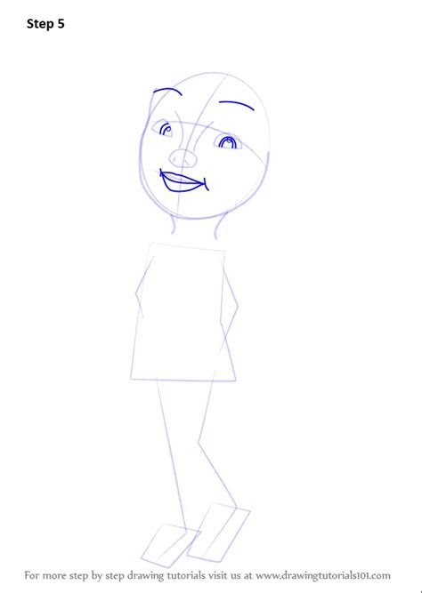 How To Draw Susanti From Upin And Ipin Upin And Ipin Step By Step