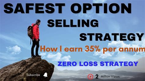 Safest Option Selling Strategy Live Option Selling Zero Loss Option