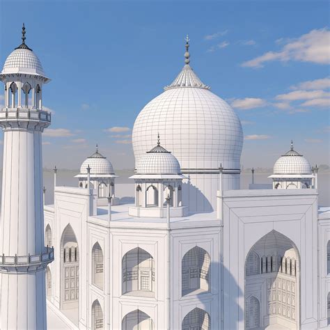 Taj Mahal 3d Model 99 3ds Fbx Max Obj Free3d