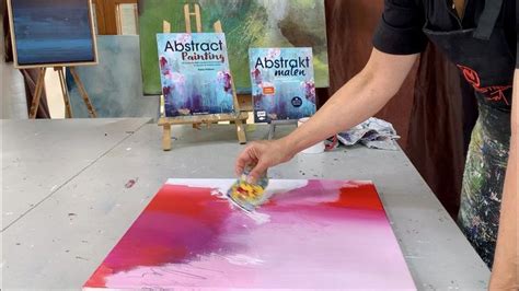 Abstrakt Acryl Intuitiv Malen I Schichten I Spachtel Schritt für