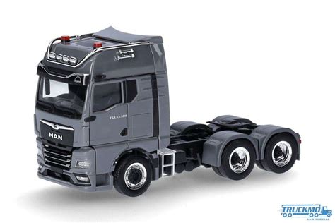 Herpa MAN TGX GX 33 580 6x4 Zugmaschine Grau ZY HE095 4488 TRUCKMO