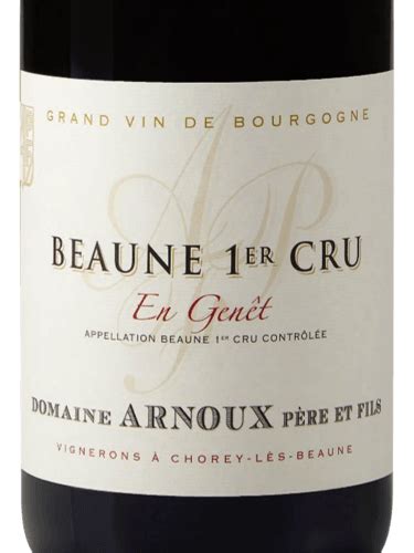 2020 Domaine Arnoux Père Fils Beaune 1er Cru En Genêt Vivino US