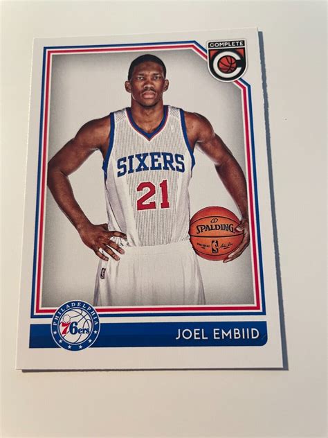 2016 17 Panini Complete Silver 1 Joel Embiid For Sale Online EBay