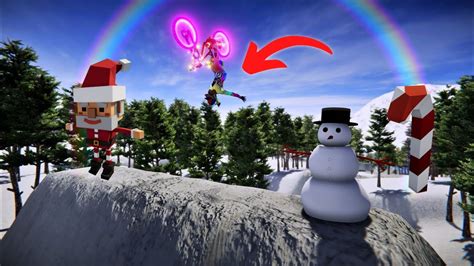 BIKING A CHRISTMAS PARADISE In Descenders Christmas Dreams Mod Map