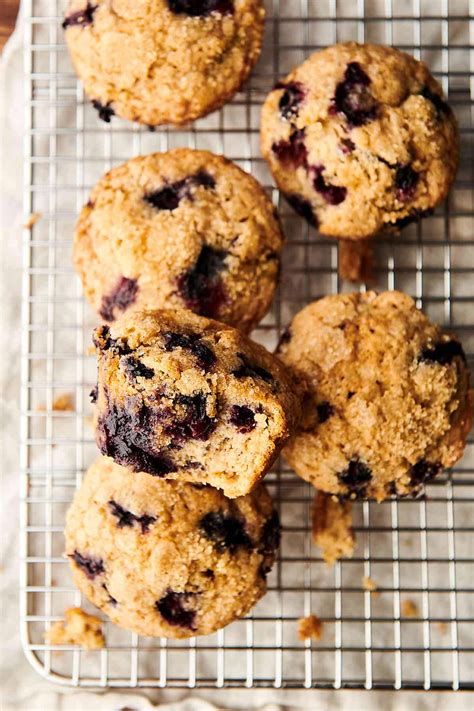 Blueberry Muffins - with Fresh Blueberries and Turbinado Sugar Topping!