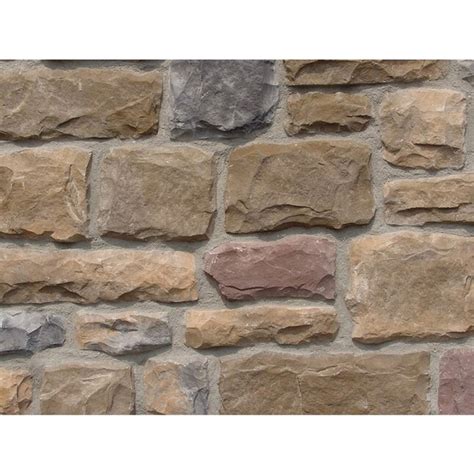 Ply Gem Stone Cut Cobblestone 10 Sq Ft Chardonnay Faux Stone Veneer At