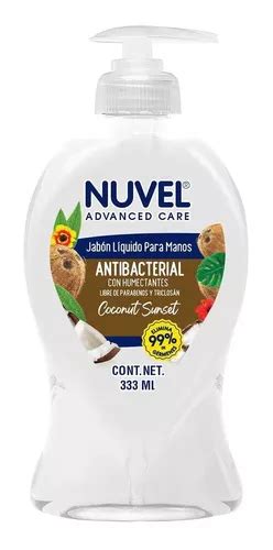 Jabón Líquido Para Manos Nuvel Advanced Care Antibacterial Coconut