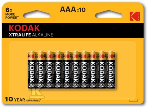 KODAK XTRALIFE K3A-10 (LR3) Alkaline Battery 30413115