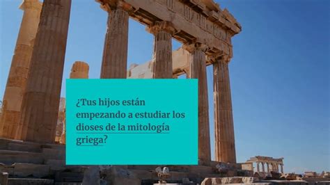 Los dioses de la mitología griega explicados para los niños