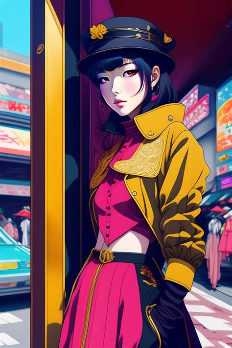 Vintage 90's anime style Fashion Girl by Ajaydot on DeviantArt