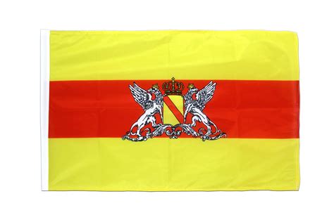 Baden Mit Wappen Hohlsaum Flagge PRO 60 X 90 Cm FlaggenPlatz