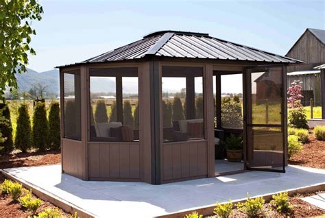 Jasper 11 X 11 Gazebo Gazebos The Great Escape Hot Tub Gazebo