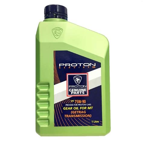 PROTON GEAR OIL FOR MT SAE 75W 90 1 LITRE GETRAG TRANSMISSION 100