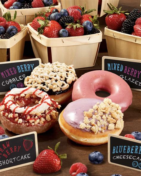 Krispy Kremes Summer Collection Is Filled With Berry Flavored