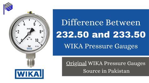 Difference Between Wika Pressure Gauge And Youtube