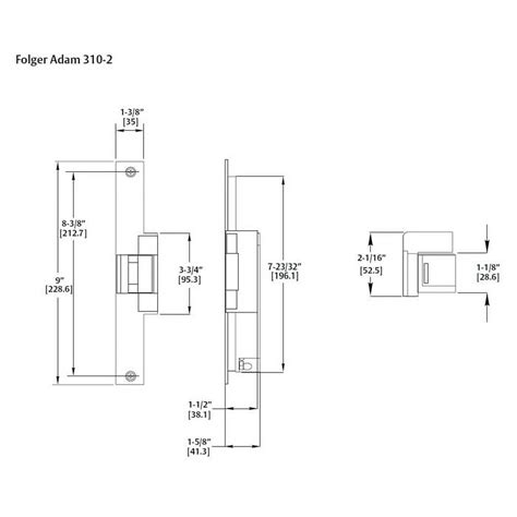 Folger Adam 310 2 24d 630 Lcbma 310 2 24d Electric Strike With