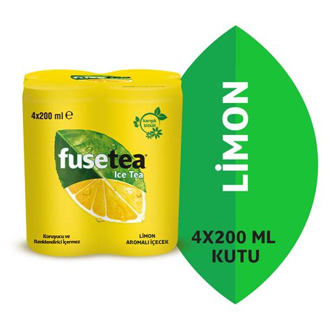 Fusetea Icetea Limon Aromalı İçecek 4X200 Ml Kutu Migros