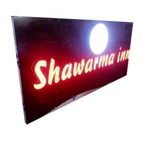 Advertising Acp Led Sign Board W Operating Temperature Degree