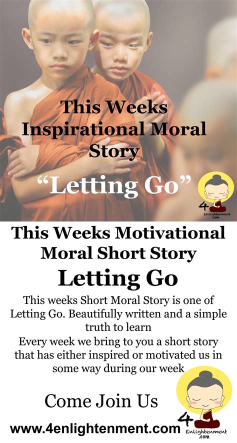 This weeks Moral Story is one of ‘ ‘Letting Go’ one of the simplest ...