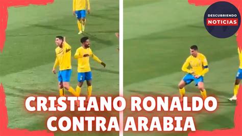 LOS PROVOCATIVOS GESTOS DE CRISTIANO RONALDO EN ARABIA SAUDÍ FRENTE A