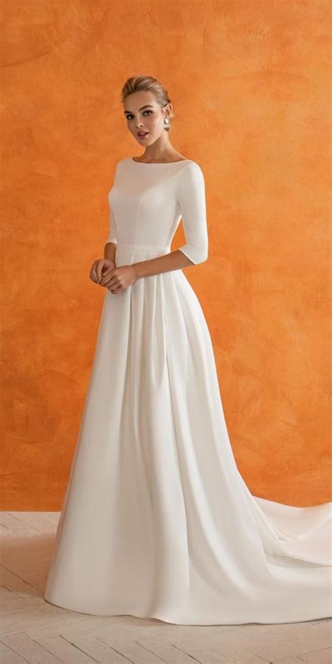 20 Modest Simple Wedding Dresses Smyd