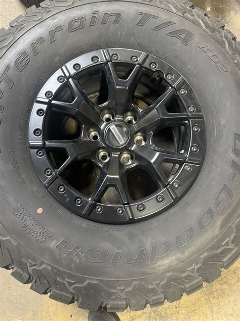 2023 Ford Raptor R F 150 Black Beadlock Wheels Rims Tires Oem 37” Ebay