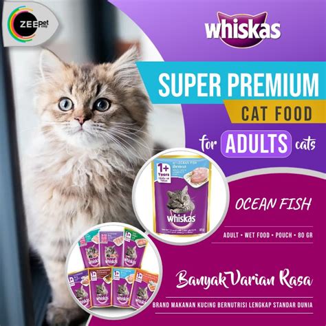 Jual Whiskas Rasa Ocean Fish Wet Cat Food Whiskas Pouch Adult