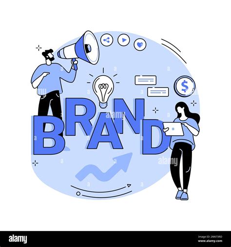 Brand Building Abstract Concept Vector Illustration Building Brand