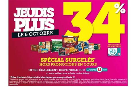 Promo Ma Carte U Chez Super U Icatalogue Fr