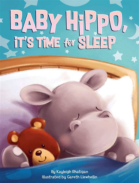 Baby Hippo Its Time For Sleep Childrens Board Book Bedtime By