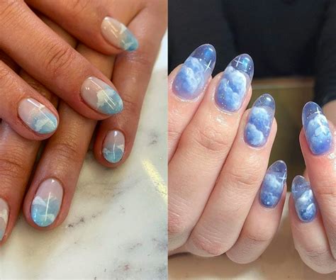 Cloud Manicures Are Trending And Work For All Nail Shapes