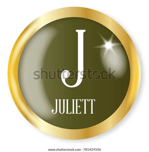 J Juliett Button Nato Phonetic Alphabet Shutterstock