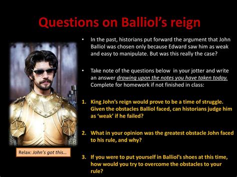 Key Issue 2 John Balliol And Edward I Ppt Download