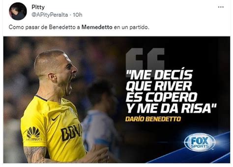 Memedetto Las Redes No Perdonaron A Boca Y A Su Goleador