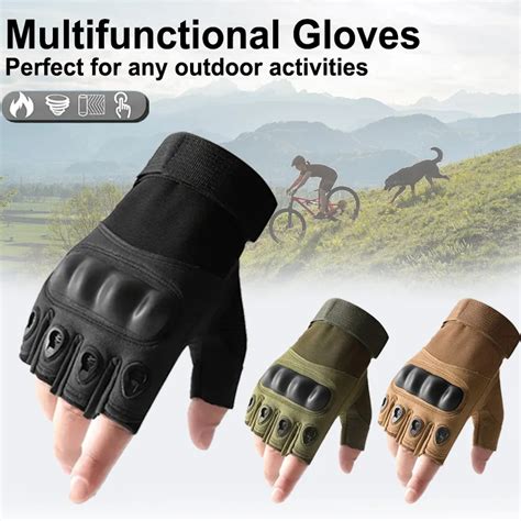 Guantes T Cticos Sin Dedos Para Hombre Ideales Para Deportes Al Aire