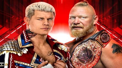 Raw Brock Vs Cody Full Match Youtube