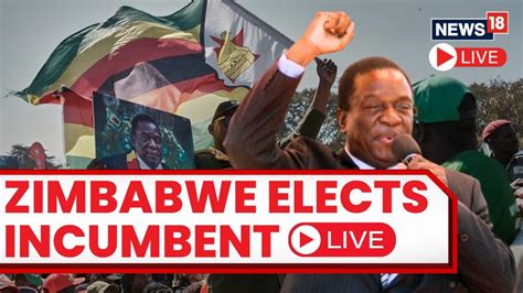 Zimbabwe Elections 2023 Emmerson Mnangagwa Wins Zimbawe Elections Zimbabwe President Live