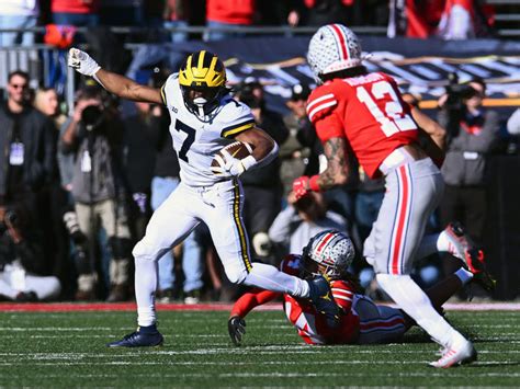 No 3 Michigan Gashes No 2 Ohio State To Advance To Big Ten Title Game