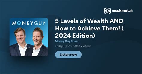 5 Levels Of Wealth And How To Achieve Them 2024 Edition Transcript