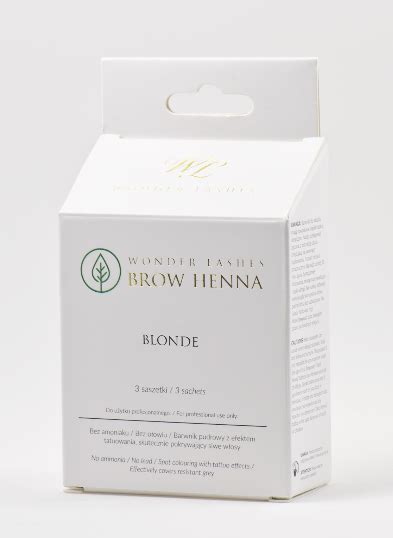 Wonder Brow Henna By Wonder Lashes Wonder Brow Henna Henna Pudrowa