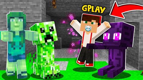 GPLAY ZOSTAJE ADOPTOWANY PRZEZ POTWORY W MINECRAFT GPLAY LAKI YouTube