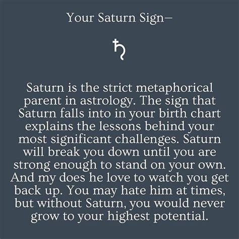 Nadine Jane Astrology On Instagram Brief Explanation Of The Saturn