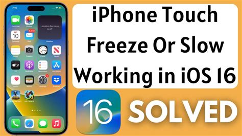 Fix IPhone Screen Lagging And Freezing After IOS 16 Update Solve