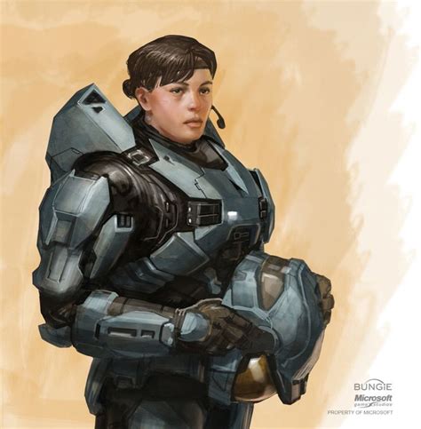 Halo Reach Concept Art (Kat? Linda?) | Halo reach, Sci fi character art ...