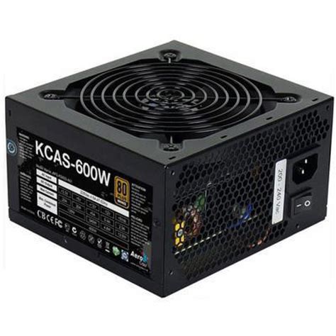 Fonte Aerocool Kcas 600w 80 Plus Bronze Pfc Ativo 64802