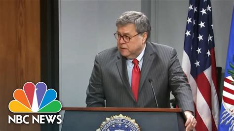 Attorney General Barr Considered Resigning Over Trumps Tweets Nbc