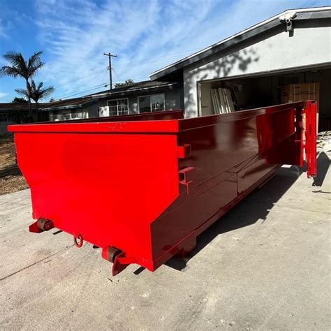 Industrial Recycling Waste Bin Steel Dumpster Hook Lift Waste