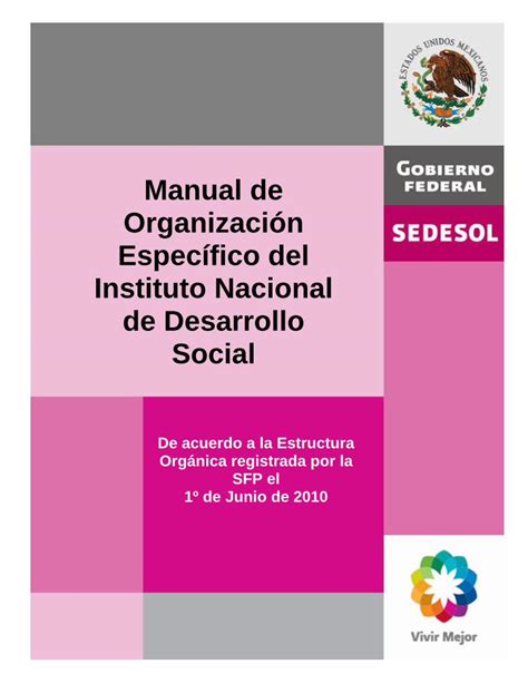 PDF Manual de Organización Específico del Instituto La